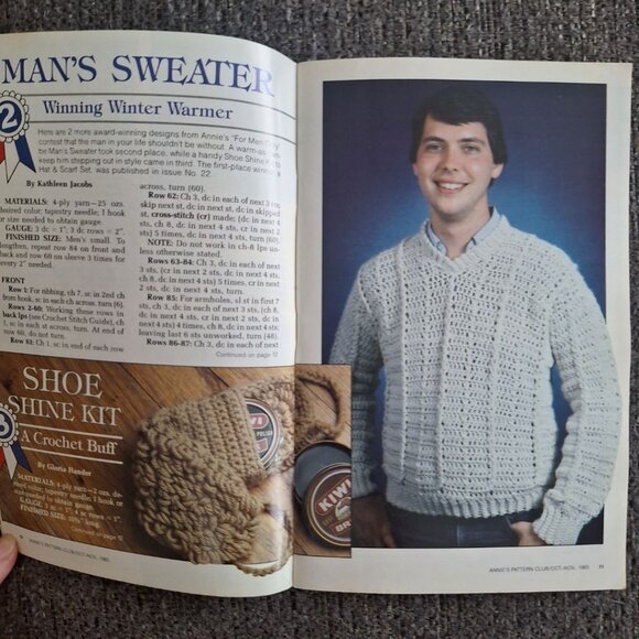 Annie's Pattern Club No 23 Needle Craft Newsletter Booklet Quilt Dress 1983 Ma P - Picture 6 of 14